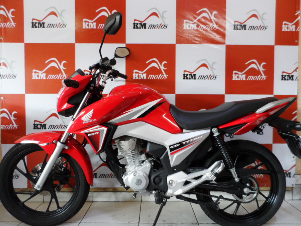 Honda Cg Titan Ex Vermelha Km Motos Sua Loja De Motos Semi