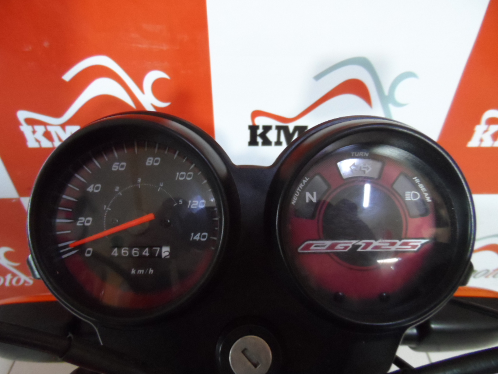 Honda Cg Fan 125 ks 2013 Vermelha KM Motos Sua Loja de Motos Semi Novas
