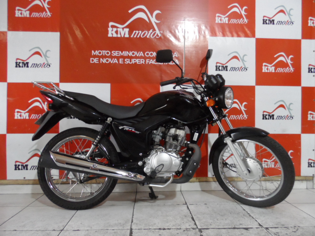 Honda Cg 125 Es 2013 Preta Km Motos Sua Loja De Motos Semi Novas 6292