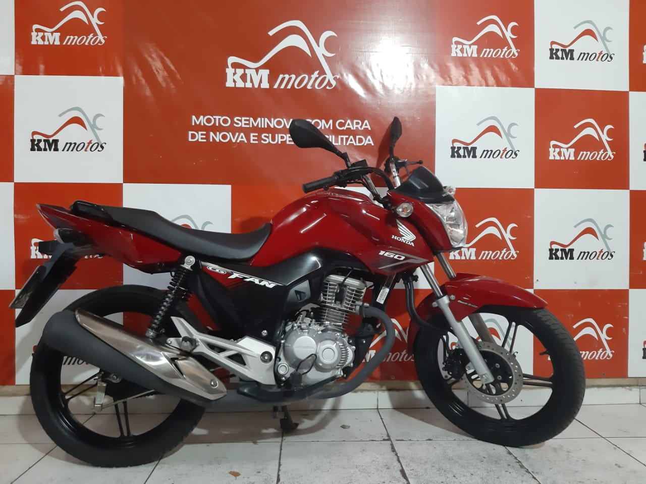 Honda Cg 160 Fan Flex 2018 Km Motos Sua Loja De Motos Semi Novas 2040
