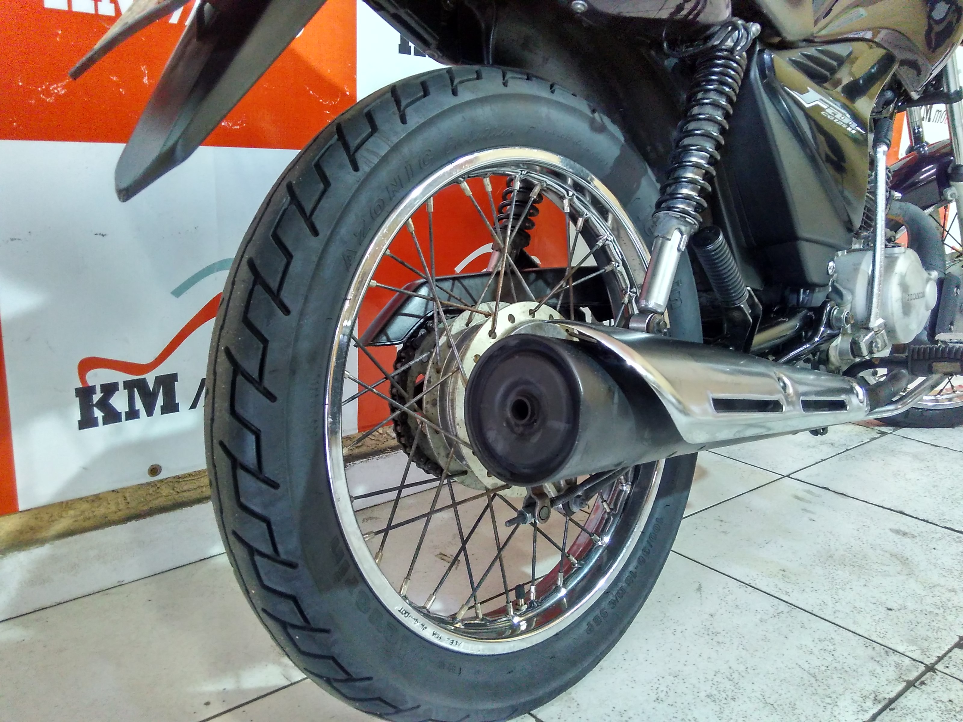 Honda CG 125 Fan ks 2011 Roxa KM Motos Sua Loja de Motos Semi Novas