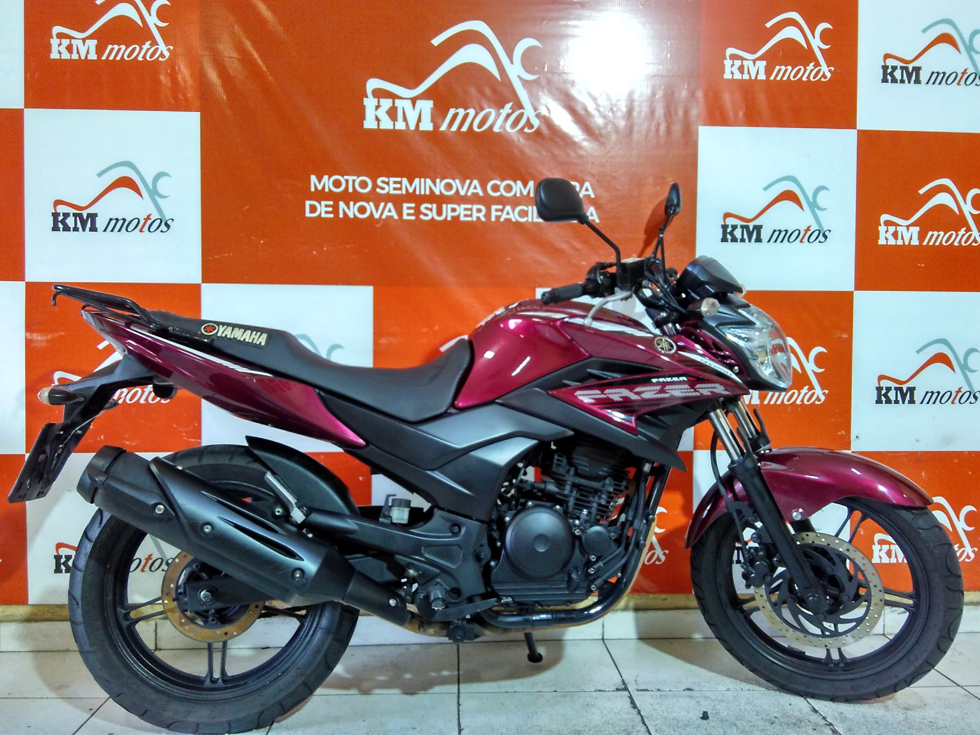 Yamaha Fazer Ys Vermelha Km Motos Sua Loja De Motos Semi Novas