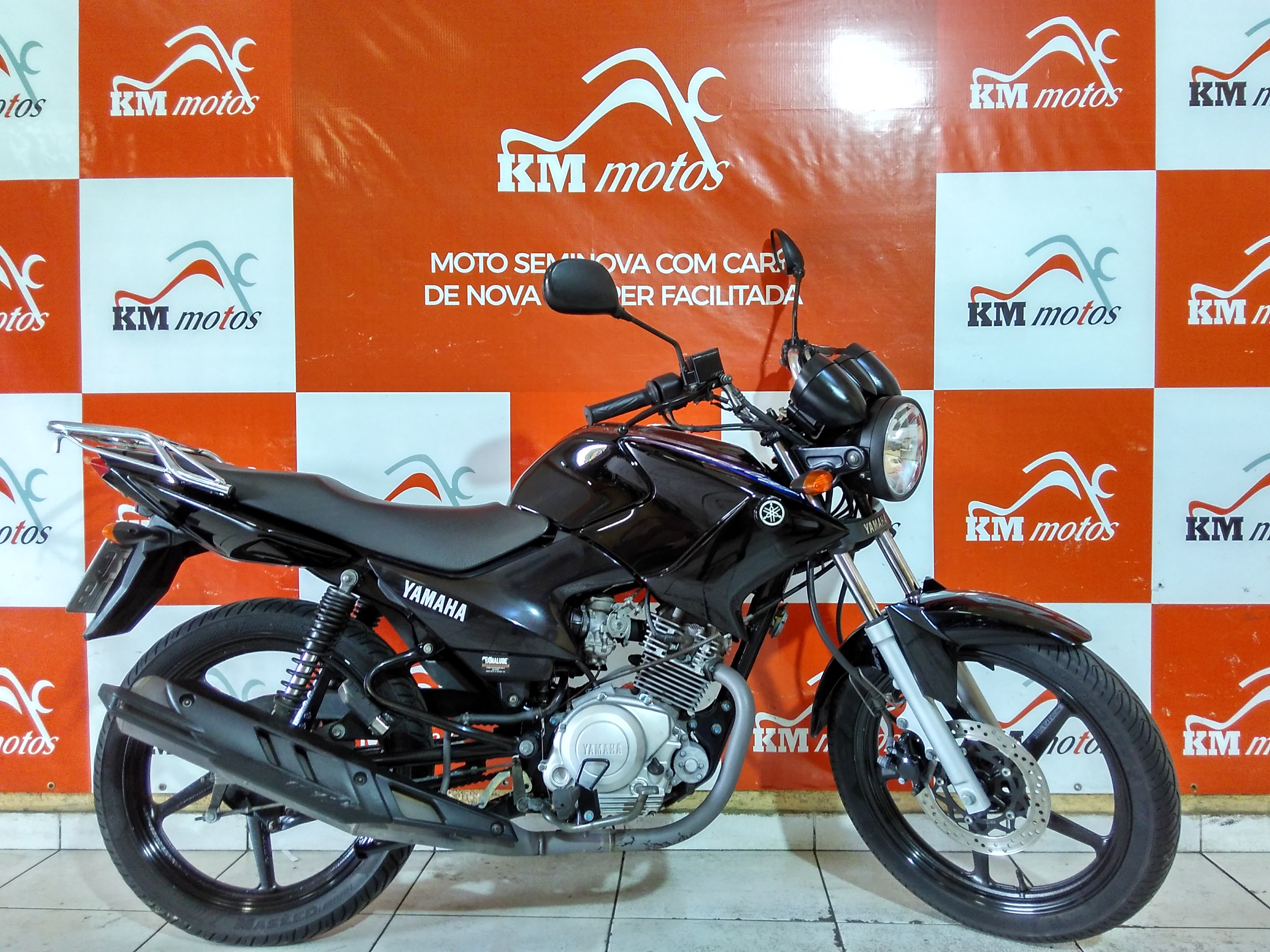 Yamaha YBR Factor 125 ED 2015 Preta | KM Motos | Sua Loja de Motos Semi ...