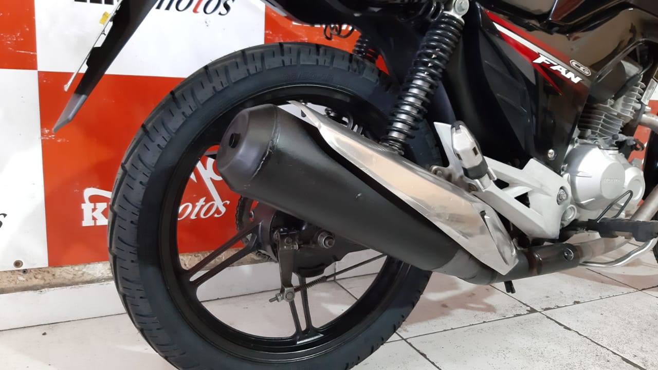 Honda 160 Fan Esdi 2017 Preta Km Motos Sua Loja De Motos Semi Novas 4986